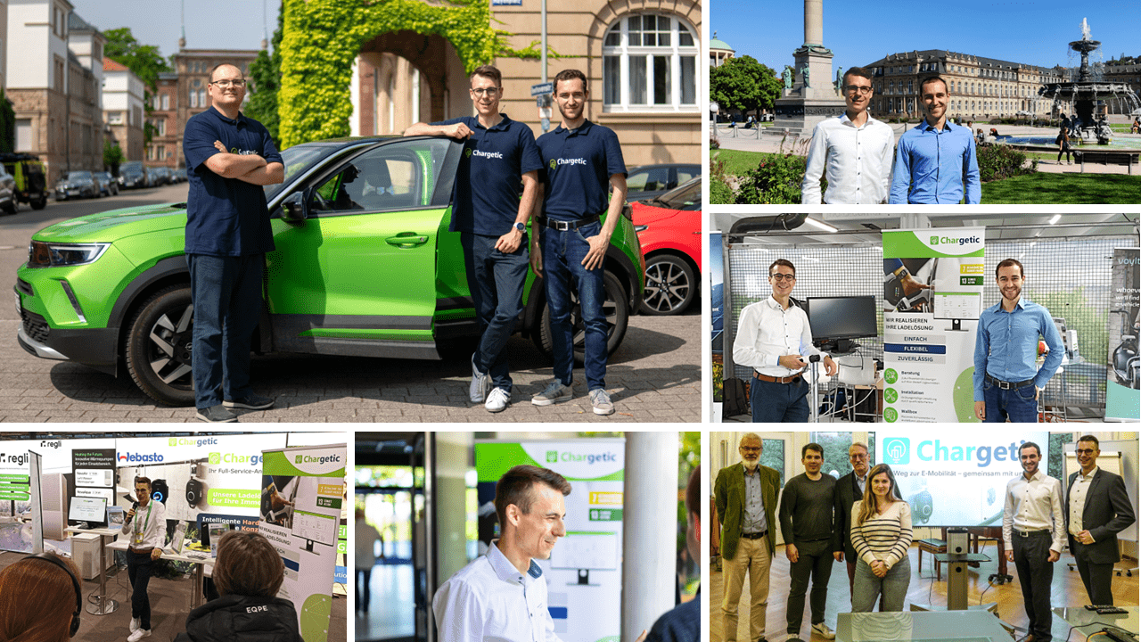 Fotocollage 2 des Jahresrückblick 2023 des Green Tech-Start-up Chargetic GmbH