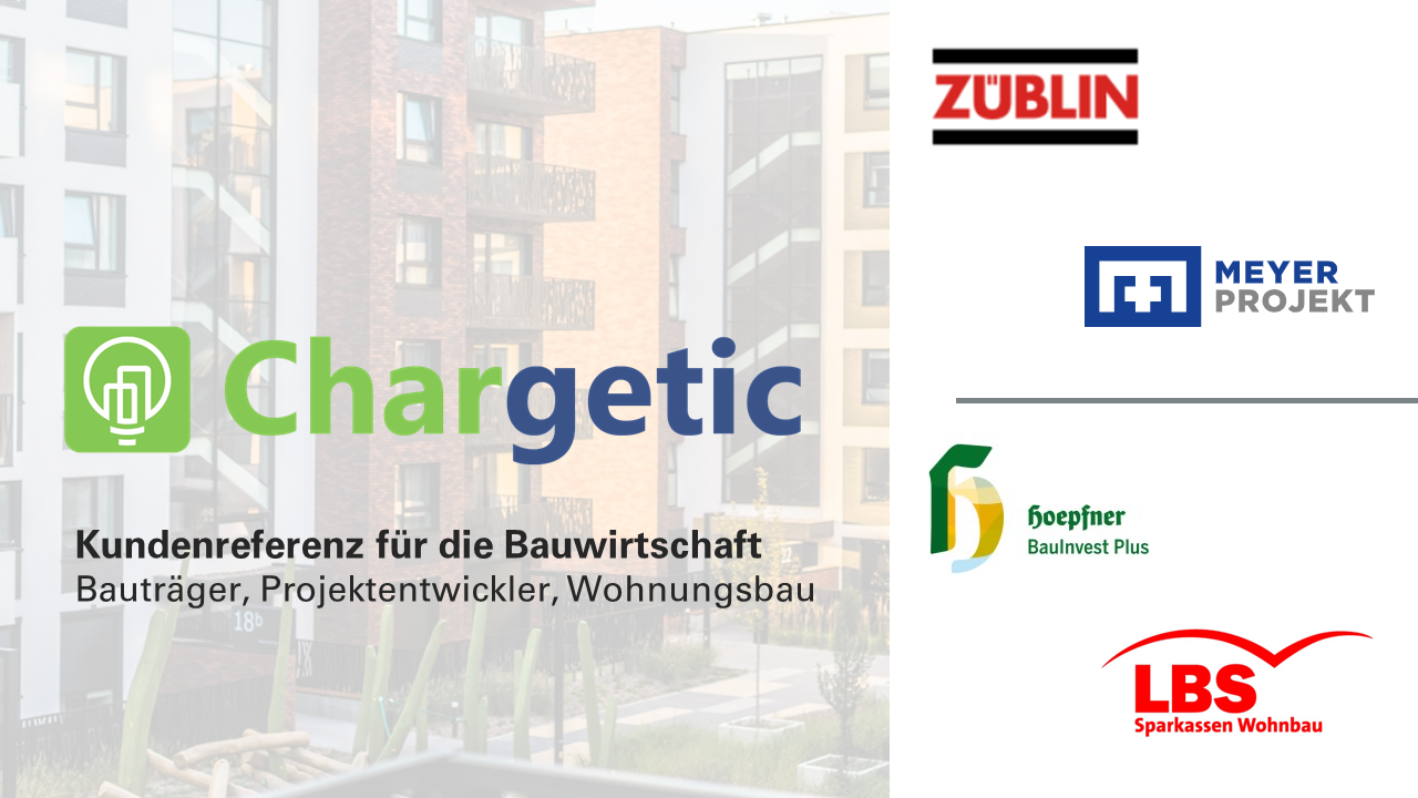 Chargetic Kundenreferenz für die Neubauprojekte unserer Kunden der Bauwirtschaft in Baden-Württemberg