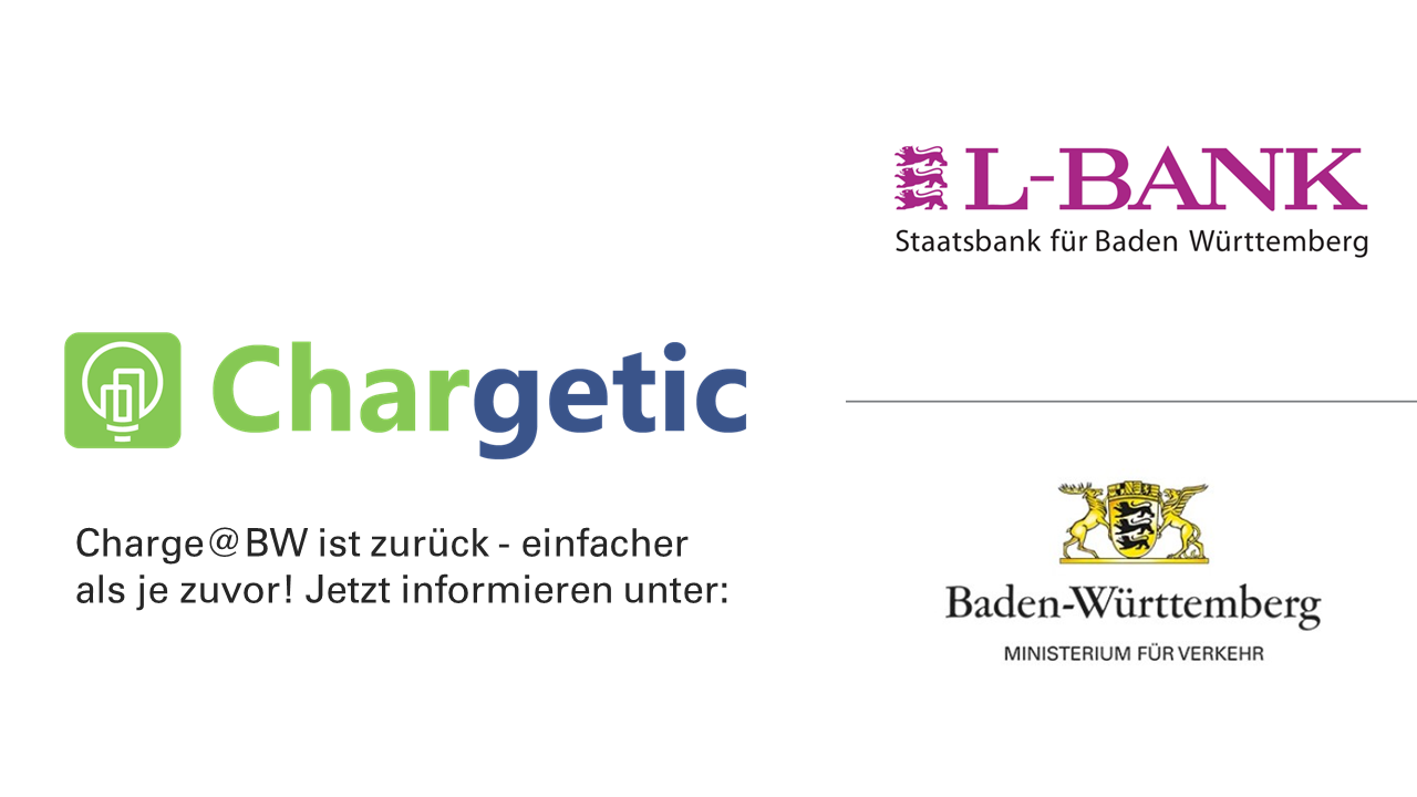 Charge@BW / ChargeBW - Ladeinfrastrukturförderprogramm der L-Bank und Ministerium für Verkehr Baden-Württemberg