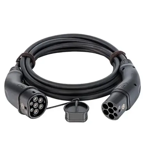 Ladekabel Mode 3 Typ-2 22 kW 7,5m, glatt